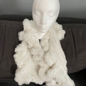 🔥Valerie STEVENS rabbit fur scarf